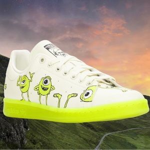 New Monsters Inc. x Adidas Stan Smith 'Mike Wazowski' Men’s Sz. 8.5